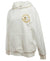 ‘Natural 9 Combinations’ Casino Embroidered Affirmation  Hoodie - White