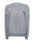Embroidered Capricorn Zodiac Sign Sweatshirt - Grey