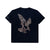 Eagle - Lucky Fengshui Rhinestoned T-Shirt - Black