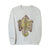 Ganesha for Success - Rhinestoned Sweatshirt - White