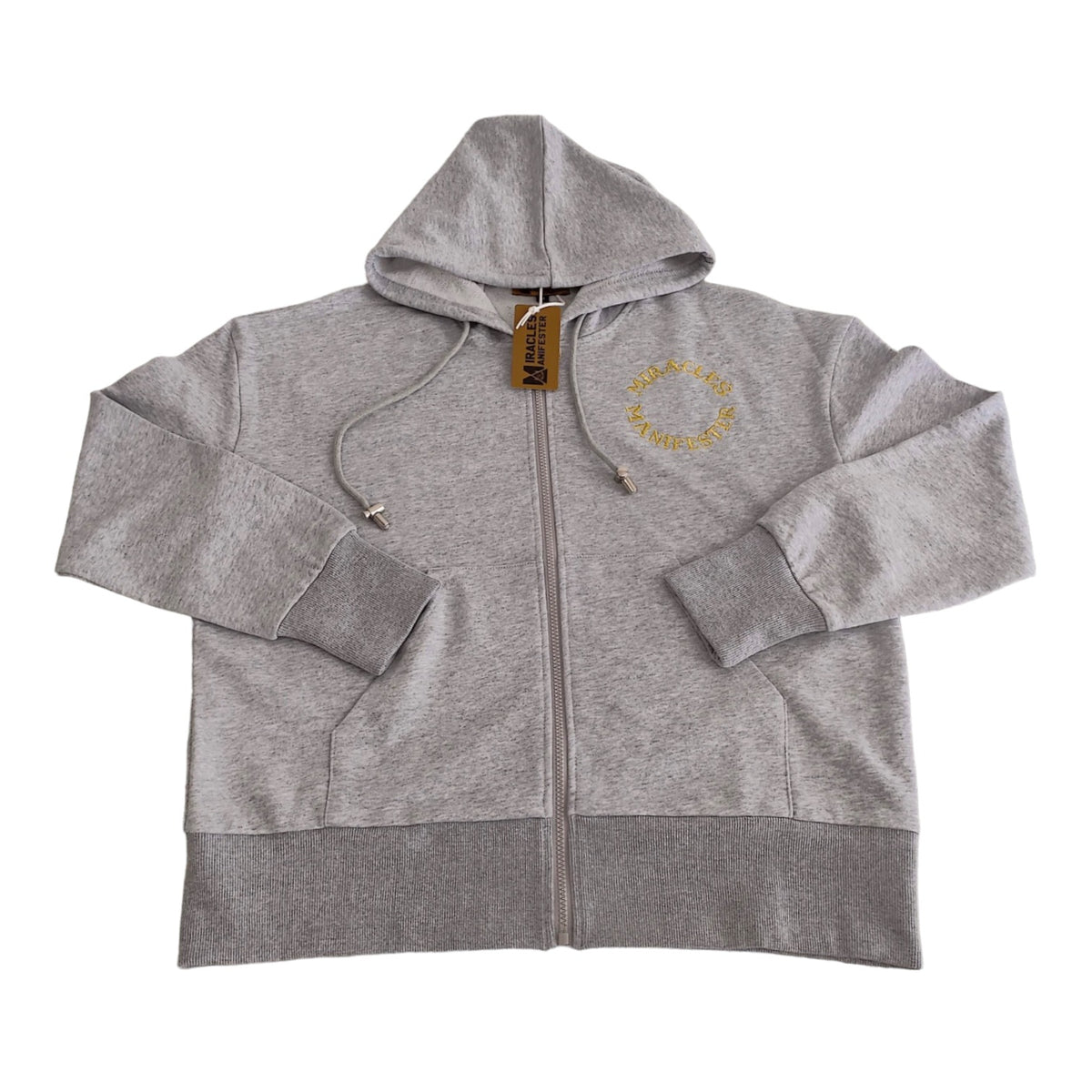 Zip Hoodie - Light Grey - Unisex Hoodies