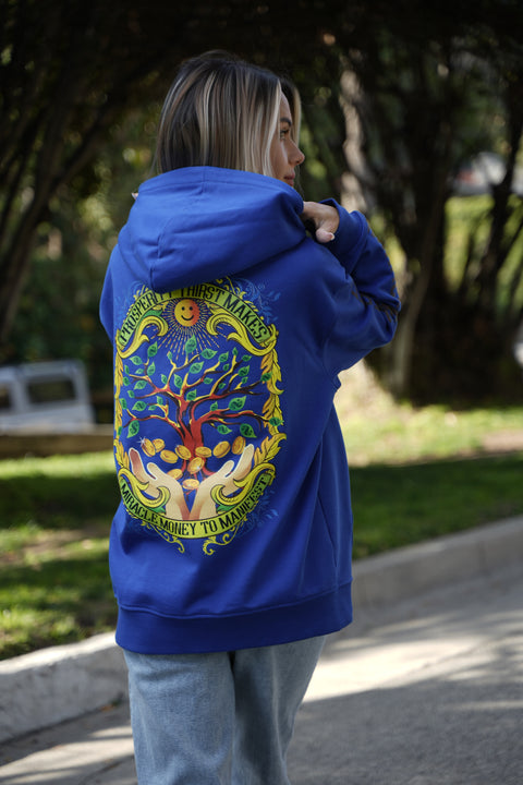 Affirmation Hoodie - Royal Blue