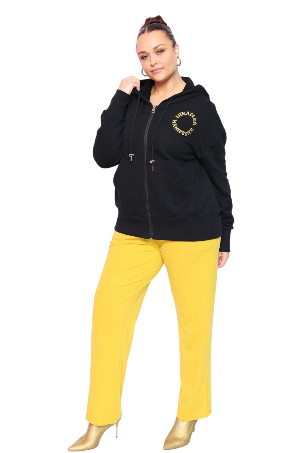 Zip Hoodie - Black - Unisex Hoodies