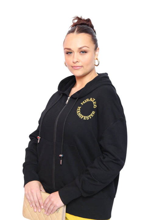 Zip Hoodie - Black