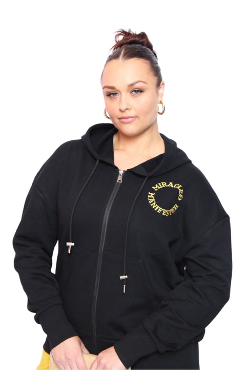 Zip Hoodie - Black