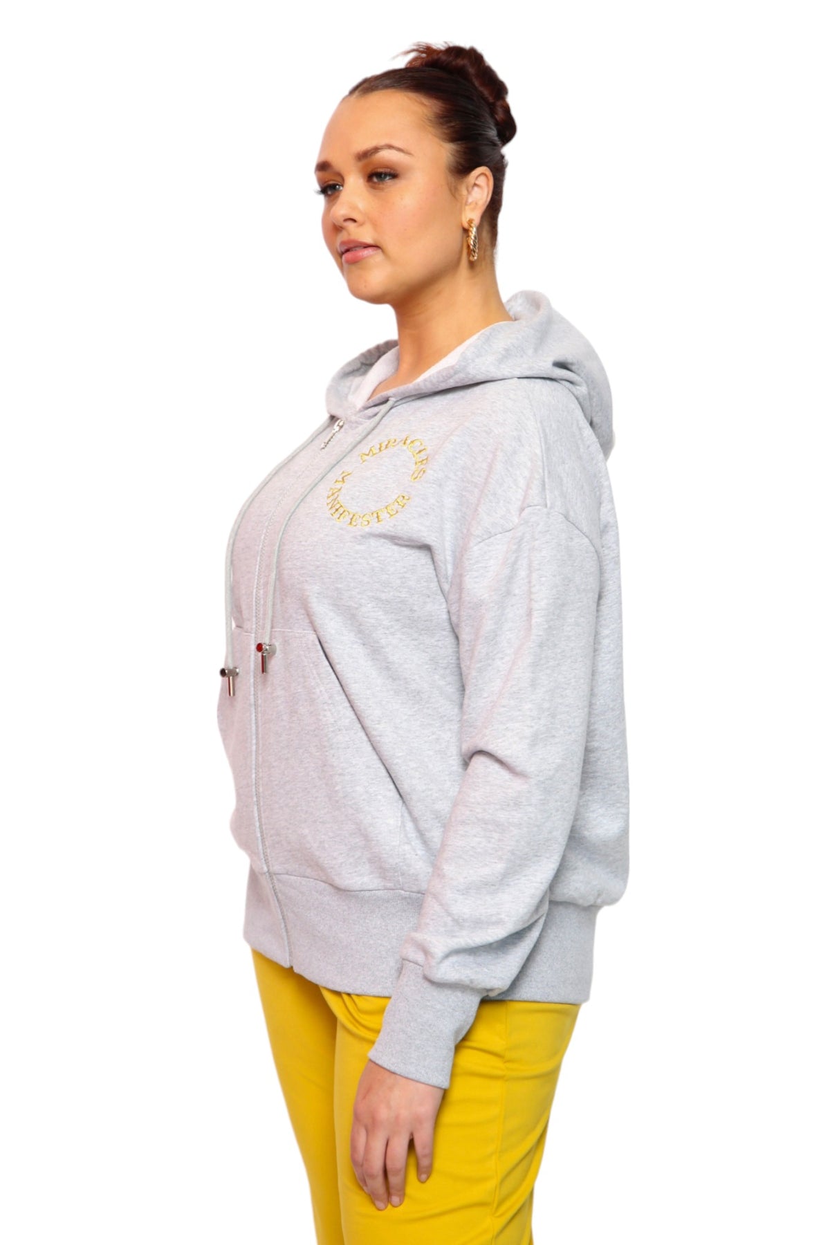 Zip Hoodie - Light Grey - Unisex Hoodies