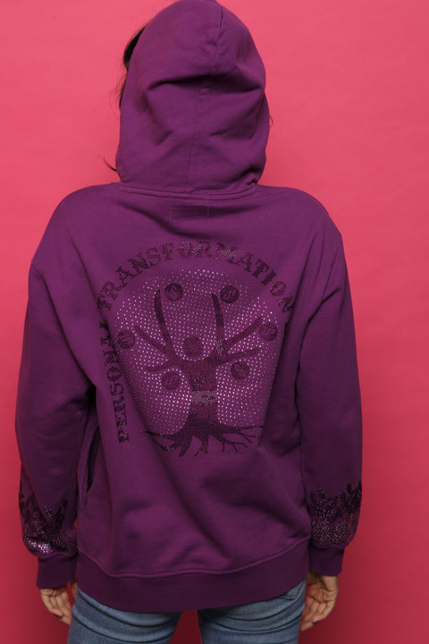 Affirmation Hoodie - Purple