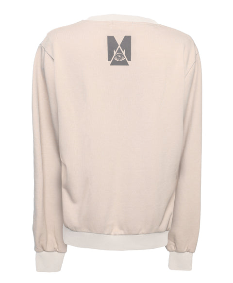 Zodiac Sign Sweatshirt - Beige