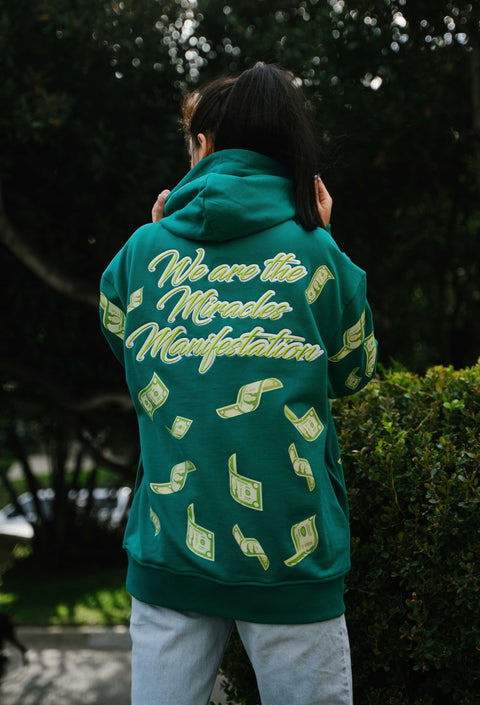 Affirmation Hoodie - Emerald Green