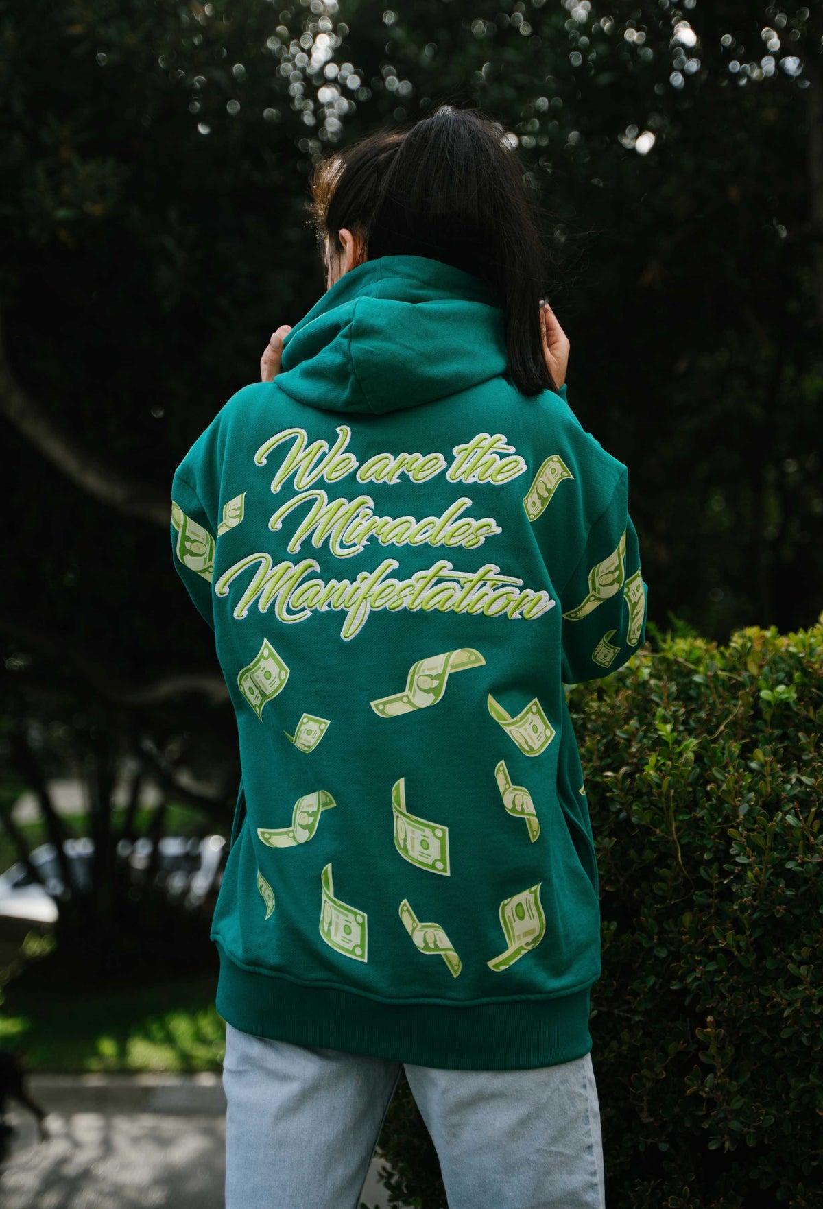 Affirmation Hoodie - Emerald Green