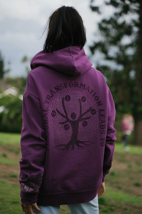 Affirmation Hoodie - Purple