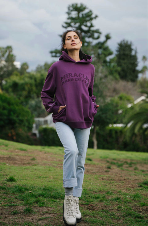 Affirmation Hoodie - Purple