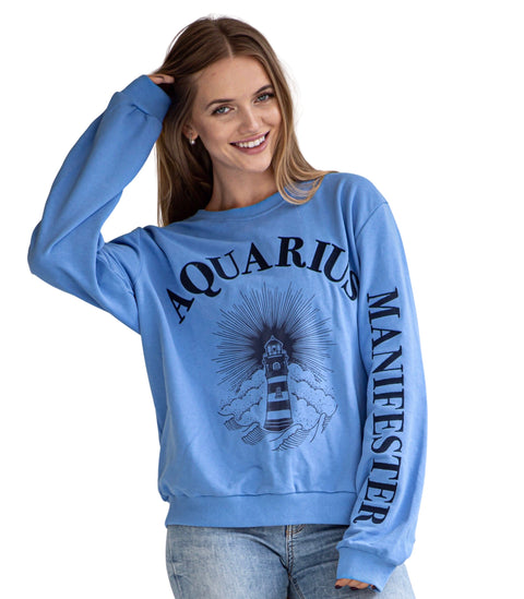 Aquarius Zodiac Sign Sweatshirt