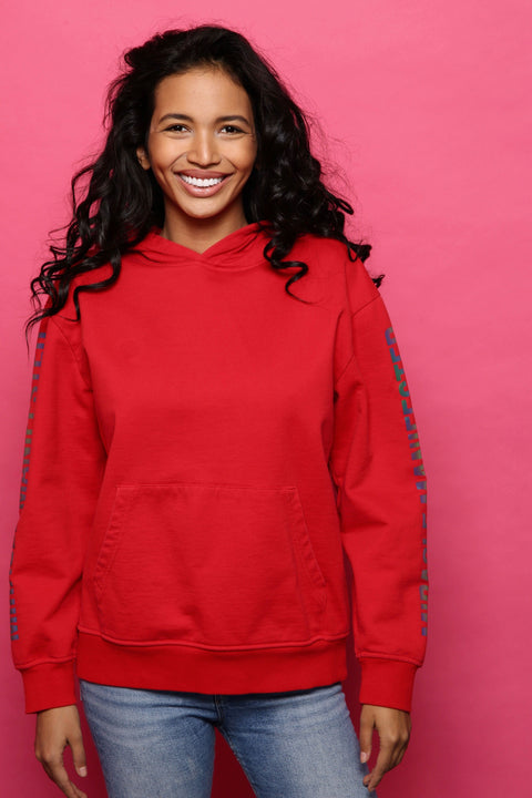 Affirmation Hoodie - Red