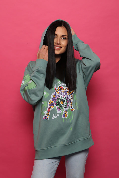 Affirmation Hoodie - Green