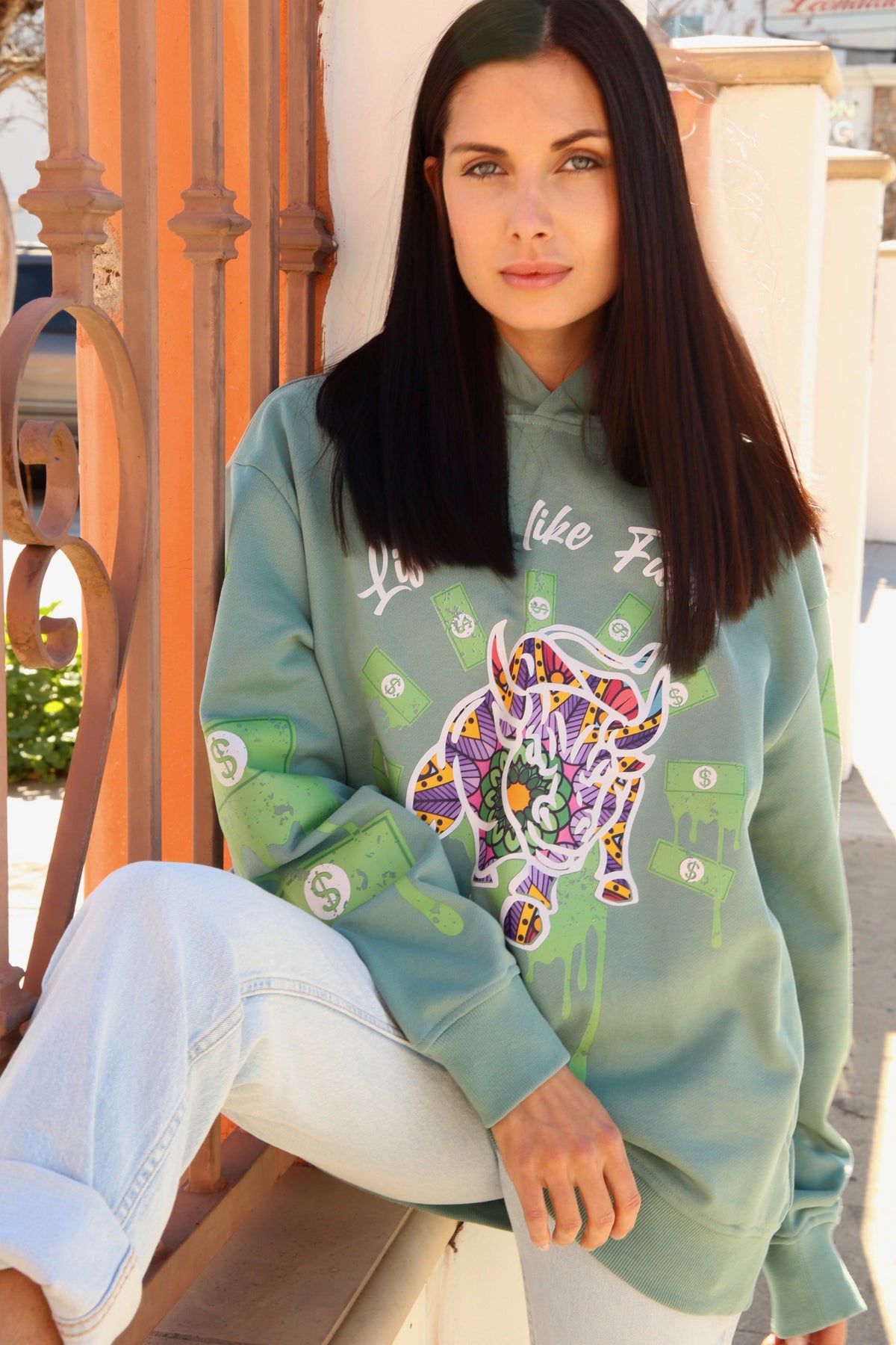 Affirmation Hoodie - Green - Unisex Hoodies