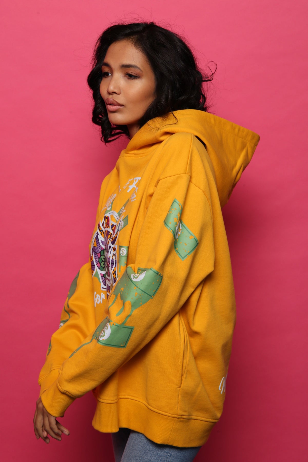 Affirmation Hoodie - Yellow - Unisex Hoodies