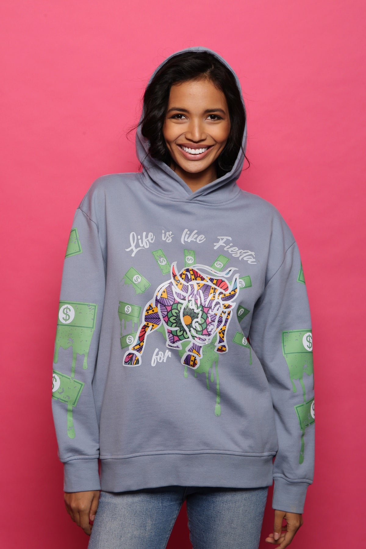 Affirmation Hoodie - Blue - Unisex Hoodies