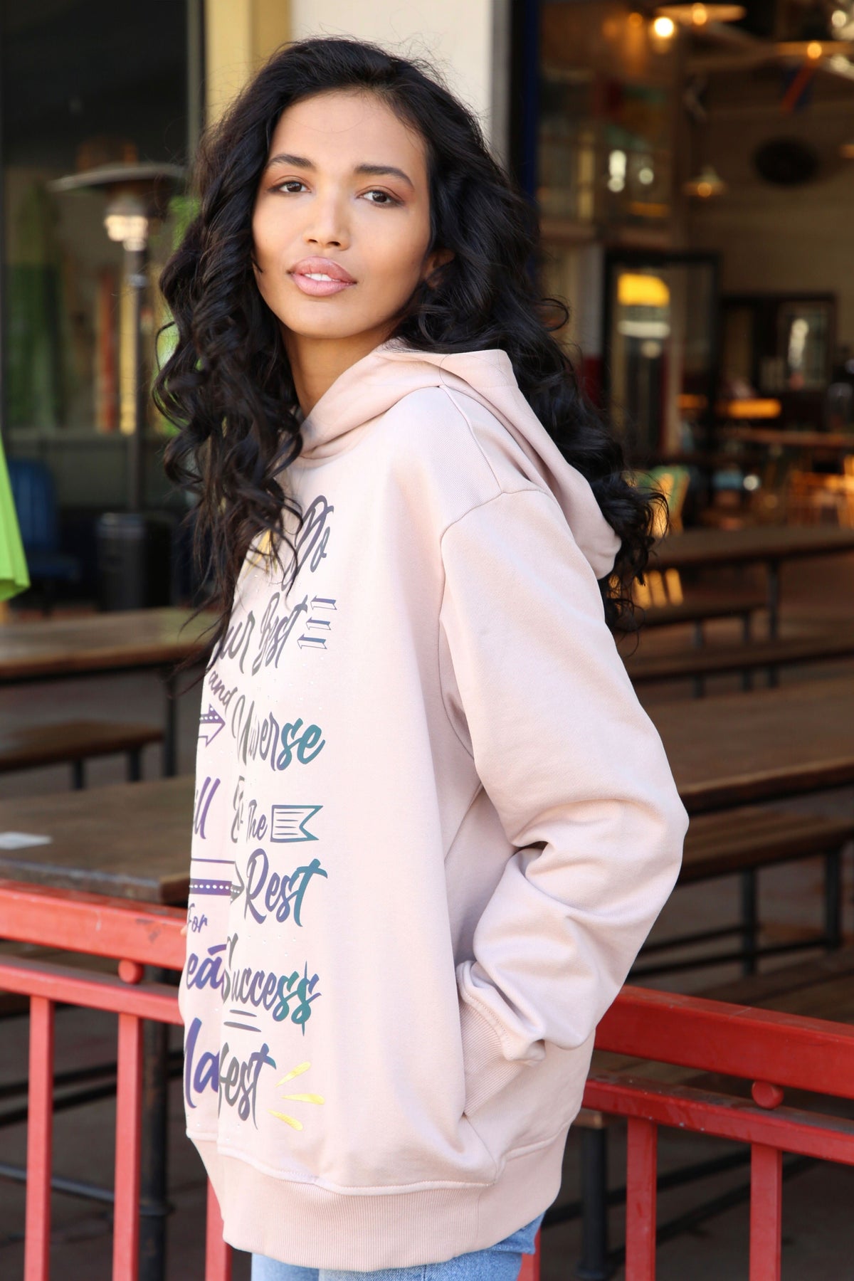 Affirmation Hoodie - Beige - Unisex Hoodies