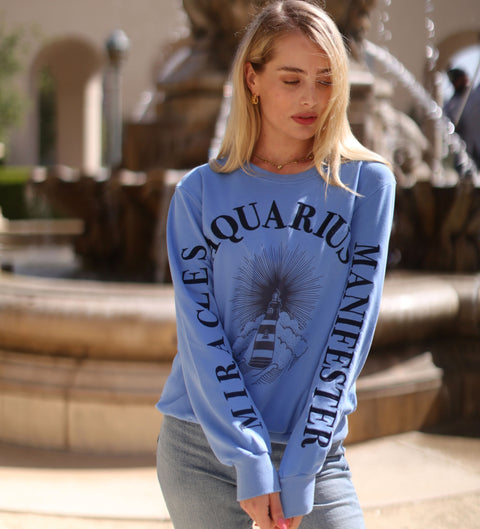 Aquarius Zodiac Sign Sweatshirt