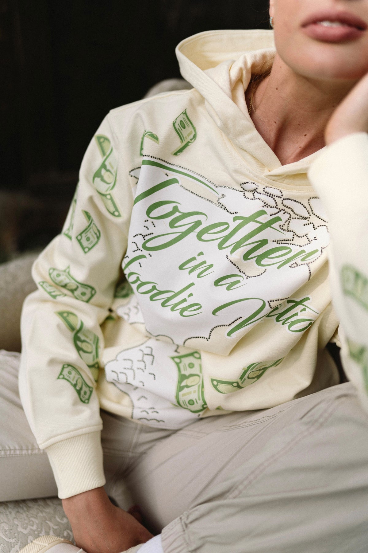 Affirmation Hoodie - Sand