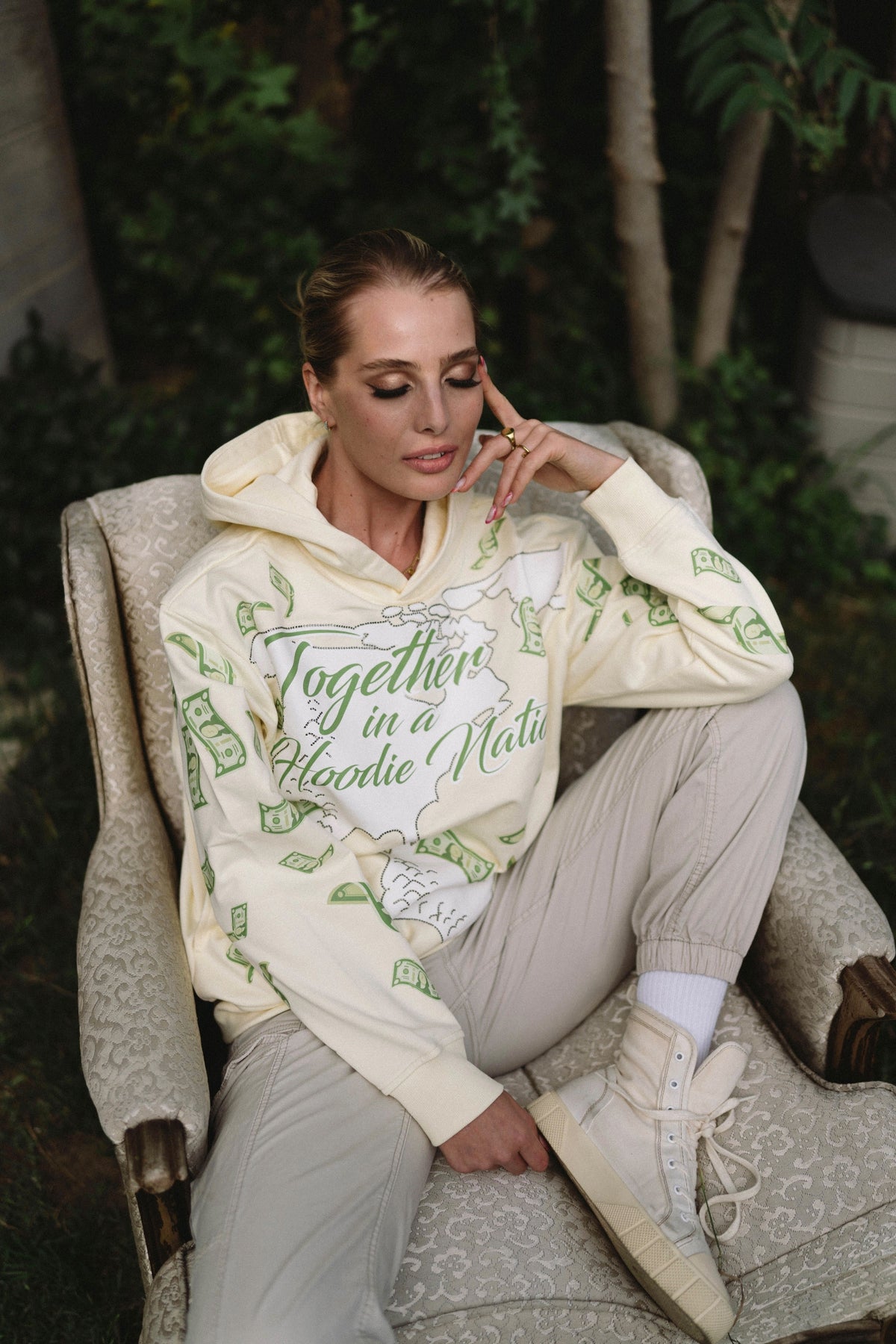 Affirmation Hoodie - Sand