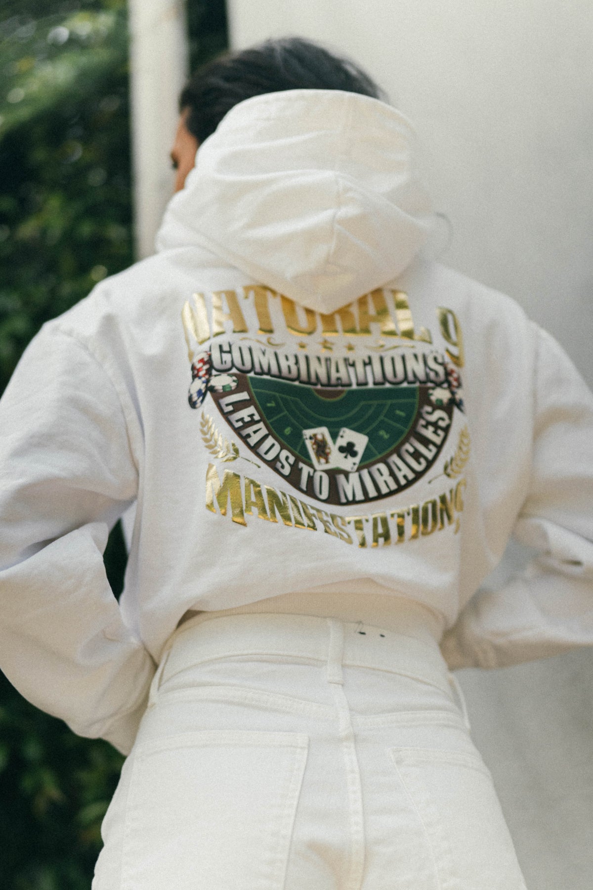 Casino Embroidered Affirmation Hoodie