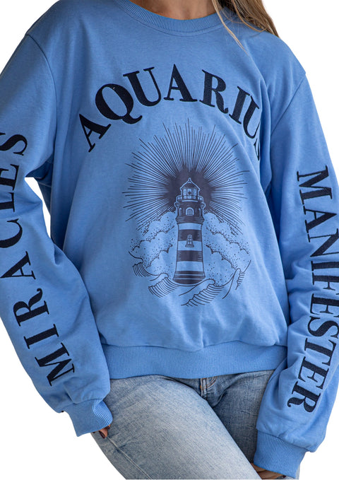 Aquarius Zodiac Sign Sweatshirt