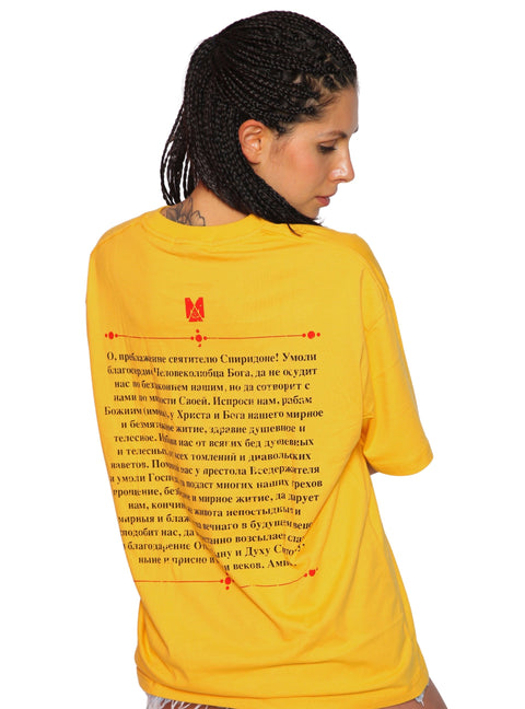 yellow oversized shirt