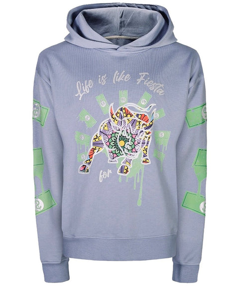 Affirmation Hoodie - Blue